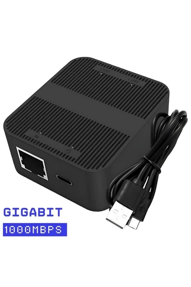Bastore RJ45 Ethernet Splitter 1 Giriş 2 Çıkış Gigabit 1000Mbps Çevirici Çoklayıcı ürün görseli 1