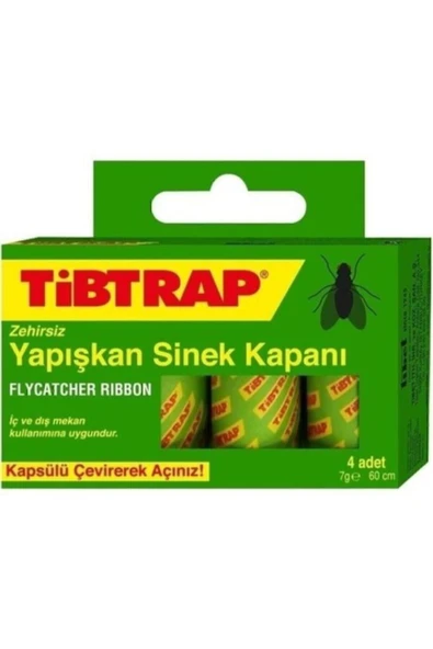 salesalbutik Tibtrap Yapışkan Karasinek Tuzağı Sinek Bandı 1 Paket, Yapışkan Sinek Kapanı ürün görseli 1