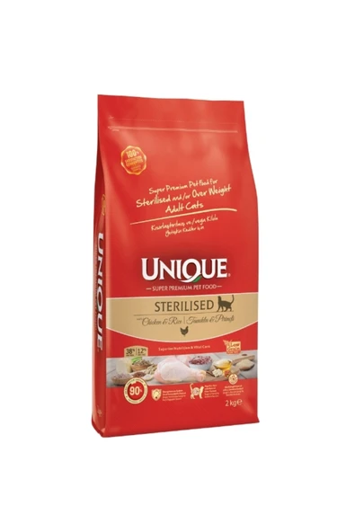 Unique Adult Cat Sterilised With Chıcken 7 Kg Tavuklu Kısır Kedi Maması ürün görseli 1