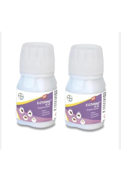 Bayer K-othrine Sc 50 Genel Haşere Ilacı 2 X 50 ml - Etkili Ve Uzun Süreli Haşere Kontrolü ürün görseli 1