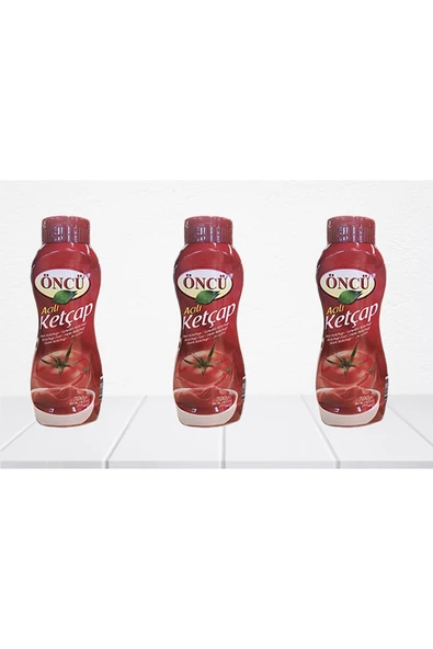 Acılı Ketçap 700 g 3 adet ürün görseli 1