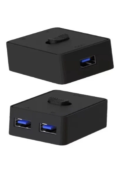 Bastore 4560 2 Port Usb 3.0 To KVM Switch Çoklu Pc Kasa Çoklayıcı Hub Anahtar ürün görseli 1