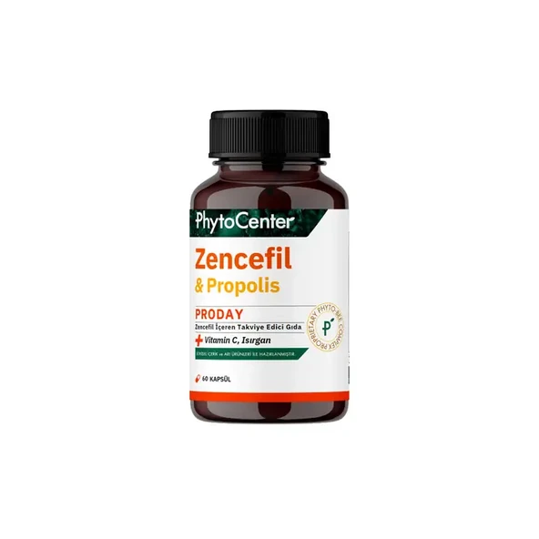 Proday Propolis, Zencefil Ve C Vitamini İçeren Takviye Edici Gıda 60 Kapsül ürün görseli 1