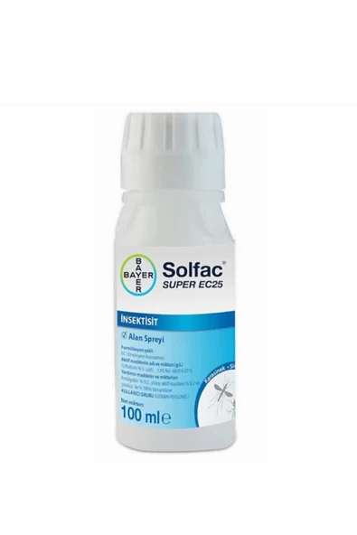 Bayer Solfac Ec25 100ml Hamamböceği Pire Sinek ürün görseli 1