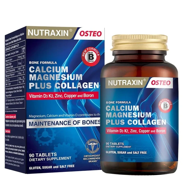 Nutraxin B One Formula Calcium Magnesium Plus Collagen 90 Tablet ürün görseli 1