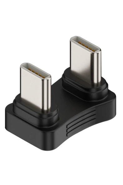 Bastore Type C To Type C Erkek Erkek 180 Derece Dirsek Çevirici Dönüştürücü Adaptör ürün görseli 1