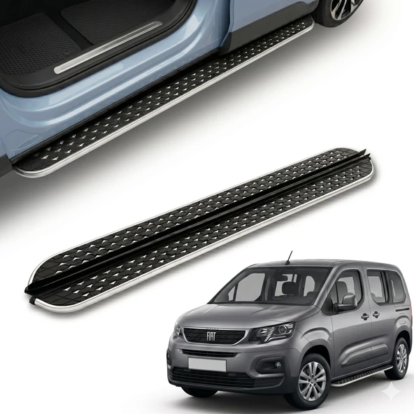 PND Fiat doblo 5 yan basamak marşbiyel koruma flory kısa şase 2025+ ürün görseli 1