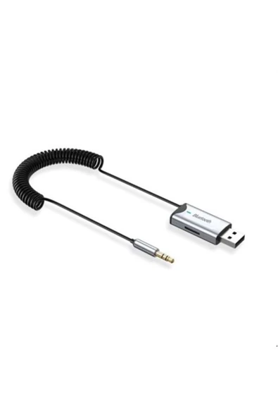 Bastore Bluetooth Araç Kiti Aux Adaptörü Micro SD Kart Okuyucu Araç Ses Aux Bluetooth 5.3 ürün görseli 1