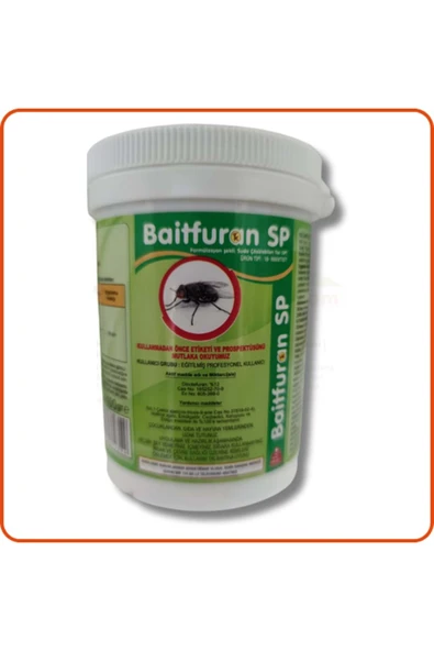 Kulsan İlaç Baitfuran SP Suda Çözülebilen Granül Karasinek İlacı| 100 Gram ürün görseli 1