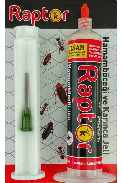 Kulsan İlaç Raptor Jel Hamamböceği Ve Karınca Jeli 35 Gr Böcek Ilacı Yem ürün görseli 1