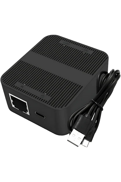 Bastore RJ45 Ethernet Splitter 1 Giriş 2 Çıkış 100Mbps Hız Çevirici Çoklayıcı ürün görseli 1