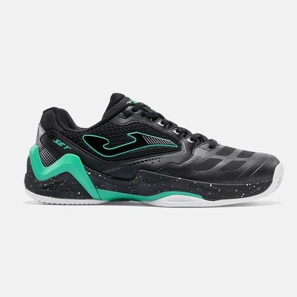 Joma TSETS2601AC SET Sert Kort Erkek Tenis Ayakkabısı Siyah/Yeşil ürün görseli 1