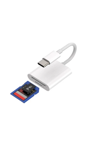 Bastore SD / MicroSD Type-C Kart Okuyucu - Resim 2