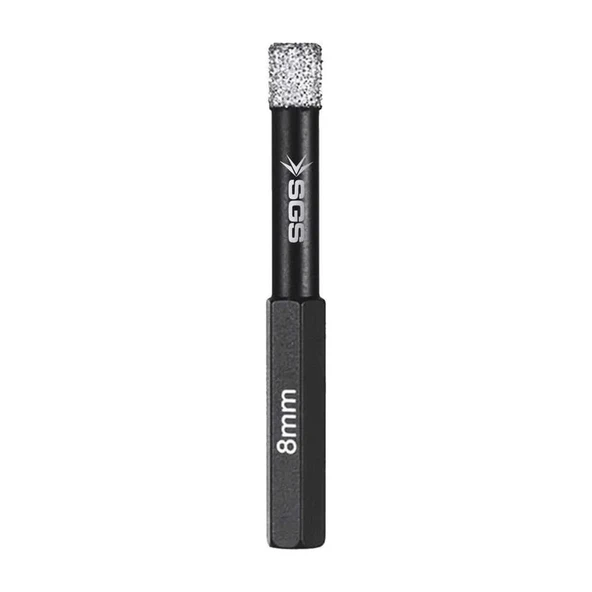 Sgs 2757 Hex Mermer Ve Granit Delme Matkap Ucu Panç - 8 Mm. - 1 Adet ürün görseli 1