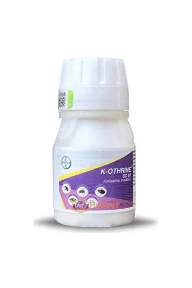 Bayer -Envu K-othrine SC 50 Kokusuz Haşere böcek sinek kene Öldürücü 50 ml Skt 2028 ürün görseli 1