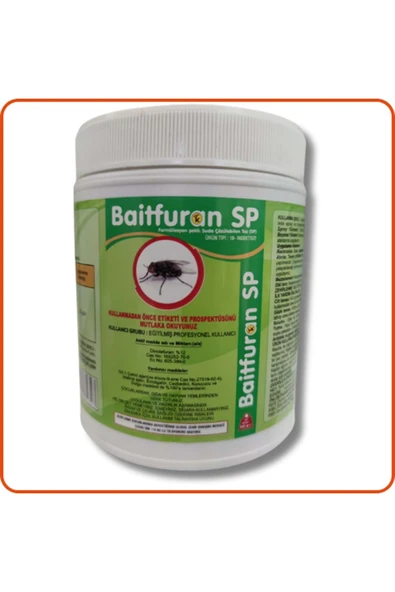 Kulsan İlaç Baitfuran SP Suda Çözülebilen Granül Karasinek İlacı | 500 Gram ürün görseli 1