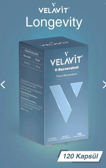 Velavit V-Resveratrol ürün görseli 1