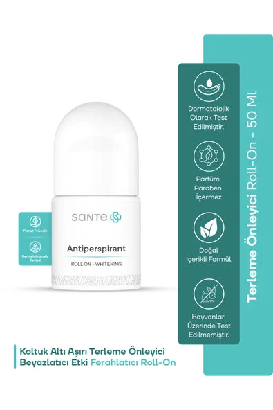 Provitamin B5 Içeren Koltuk Altı Beyazlatıcı Terleme Önleyici Antiperspirant Roll-on 50 ml ürün görseli 1