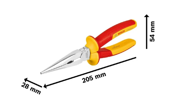 Bosch Pense Vde Straight 200mm - Resim 2