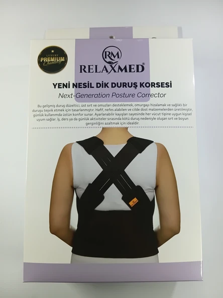 Yeni Nesil Dik Duruş Korsesi  Ayarlanabilir Postür Düzeltici ve Kamburluk Önleyici Korse ürün görseli 1
