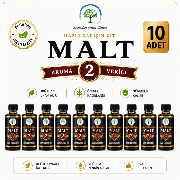 ÇareBurada Hazır Karışım Kiti | MALT 2 50 ml 10 Adet ürün görseli 1