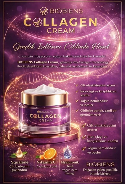 Biobiens Kolajen Krem 50 Ml ürün görseli 1
