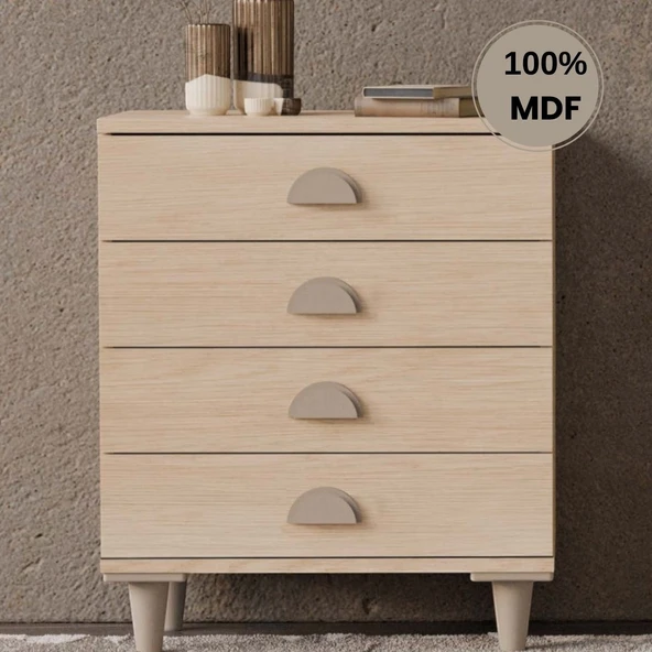 Comiet Ladin 4 Çekmeceli Mdf Şifonyer ürün görseli 1