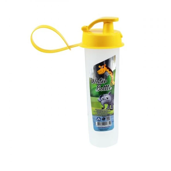 Sevimli Hayvan Figürlü Çocuk Matarası Karışık Renk 400 ml 2 Adet ürün görseli 1