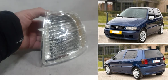 SOL Volkswagen POLO Classic  1996-2002 Model Ön Sinyal Lambası Far yan sinyali SOL Şoför tarafı Kaliteli marka TYC ürün görseli 1