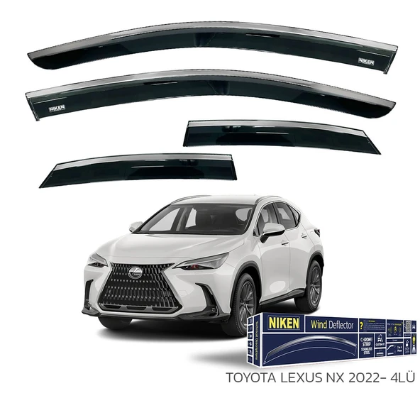 Lexus NX 2022 ve Sonrası Kromlu Cam Rüzgarlığı ürün görseli 1