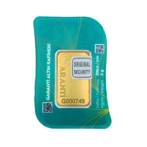 5 gr 24 Ayar GAR Gram Altın - Resim 2