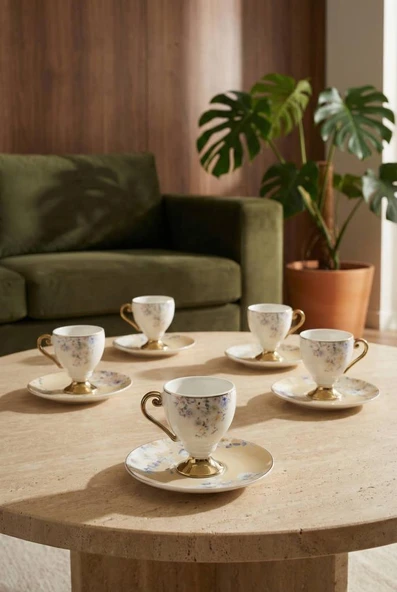 Acar KAI-09267 Vivian 6lı Kahve Fincan Takımı ürün görseli 1