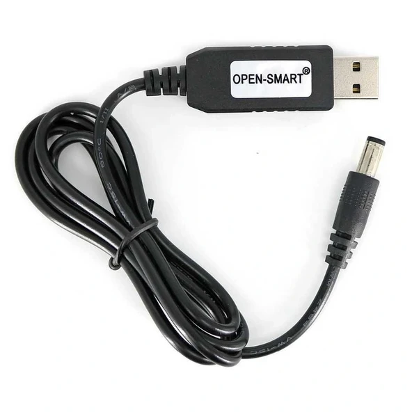 USB-Barrel Jak Voltaj Yükseltici Giriş-Çıkış 5-12V ürün görseli 1