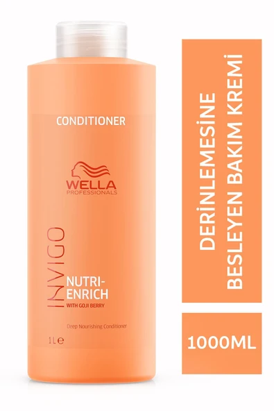 Wella Invigo Nutri-enrich Besleyici Saç Bakım Kremi 1000 ml ürün görseli 1