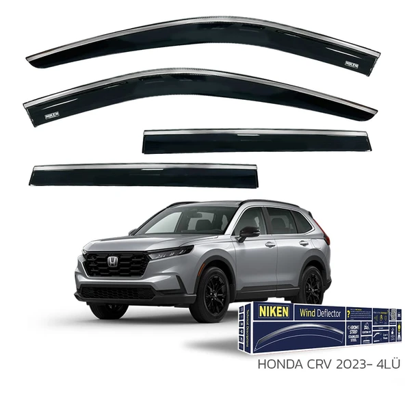 Honda CRV 2023 ve Sonrası Kromlu Cam Rüzgarlığı ürün görseli 1