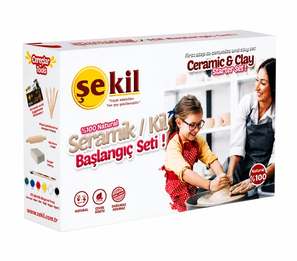 ŞEKİL SERAMİK/KİL HAMURU BAŞLANGIÇ SETİ ürün görseli 1