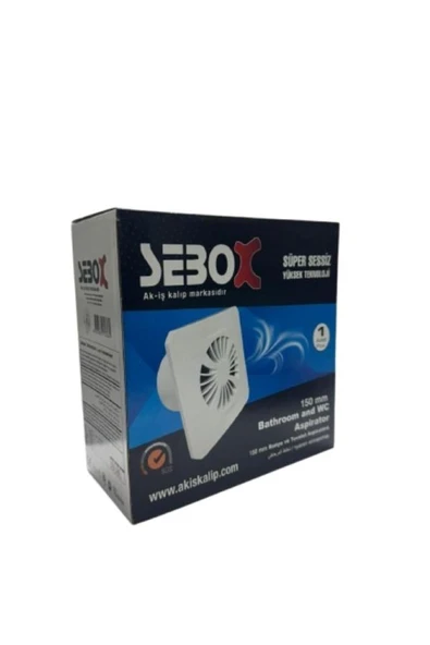 sebox sebox 150 LİK BANYO VE TUVALET ASPİRATÖR HAVALANDIRMA FANI ürün görseli 1