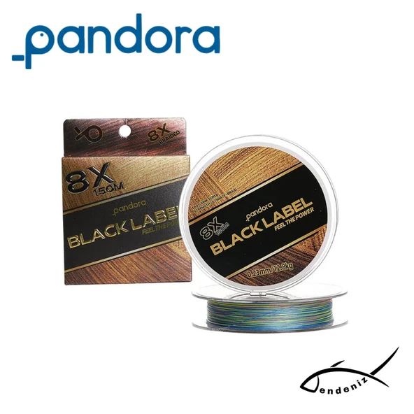 Pandora 8X Label 150m Multicolor İp Misina ürün görseli 1