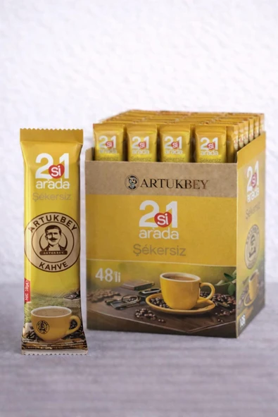 ARTUKBEY 2'si 1 Arada Şekersiz ( 48 adet*12 gr ) ürün görseli 1