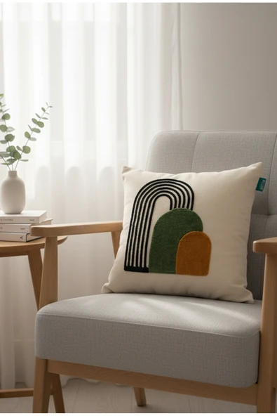 Rolivs Verdek Dekoratif Kırlent 47x47 cm Fermuarlı Yıkanabilir (2611) ürün görseli 1