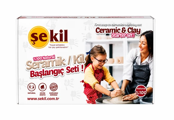 ŞEKİL SERAMİK/KİL HAMURU BAŞLANGIÇ SETİ - Resim 2