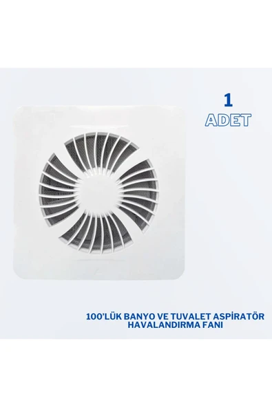sebox sebox 100’lük Mutfak, Banyo Ve Tuvalet Aspiratör Havalandırma Fanı ürün görseli 1