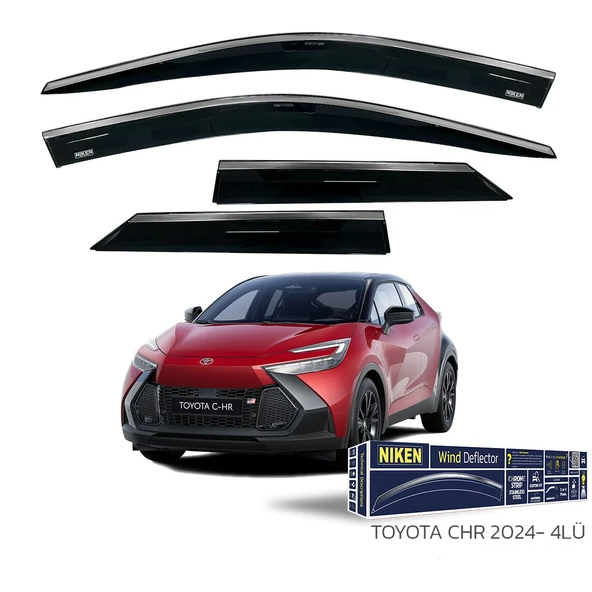 Toyota CHR 2024 ve Sonrası Kromlu Cam Rüzgarlığı ürün görseli 1