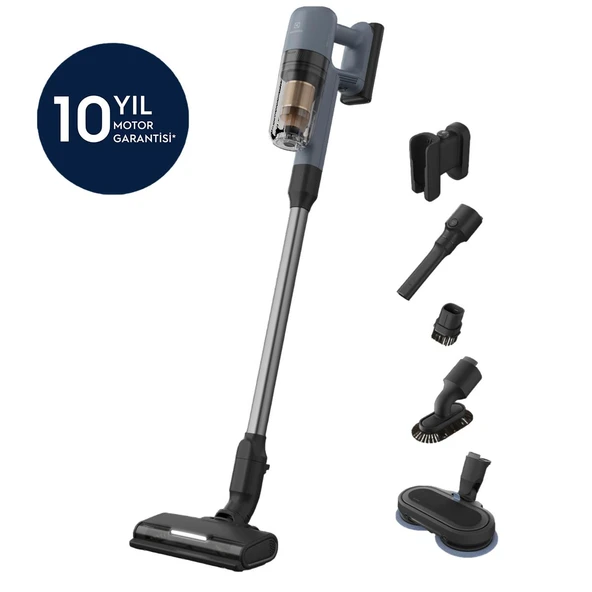 Electrolux EP72H21WET 700 Serisi Islak ve Kuru Temizleme Yapabilen Dikey Şarjlı Süpürge, 10 Yıl Motor Garantili EP72H21WET ürün görseli 1