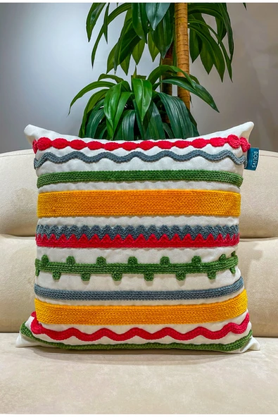 Rolivs Sirius Dekoratif Kırlent 47x47 cm Fermuarlı Yıkanabilir (NK2360) ürün görseli 1