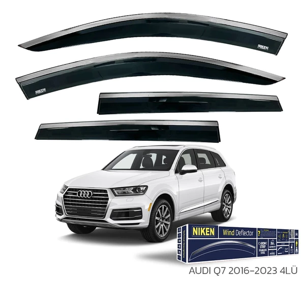 Audi Q7 2016-2023 Arası Kromlu Cam Rüzgarlığı ürün görseli 1