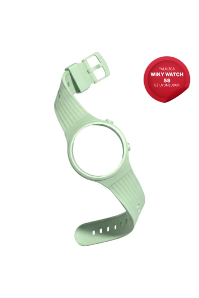 Wiky Watch 5S Uyumlu Kasa Kordon Set Yeşil ürün görseli 1
