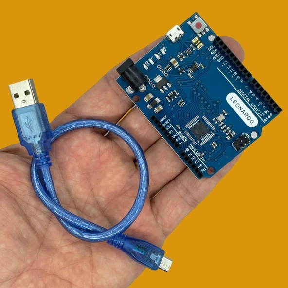 Arduino Leonardo R3 Klon + USB Kablo - Resim 2