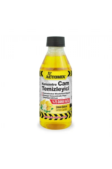 Konsantre Cam Temizleme Suyu 100 ml Limon Bahçesi – Leke Bırakmayan Formül ürün görseli 1