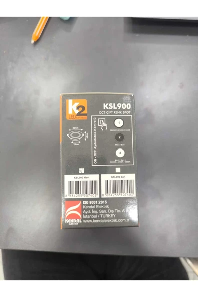K2 K2 7watt 3 renk+mavi spot - Resim 5